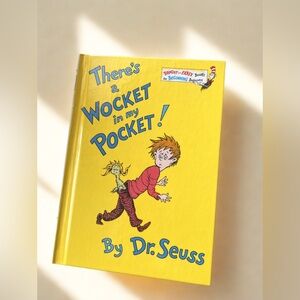Dr Seuss There’s a Wocket in My Pocket Book HC Grolier Edition
